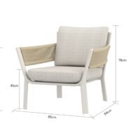 Mairin Lounge-4 seater Taupe