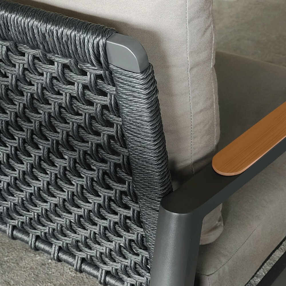 Reyne lounge – 4 Seater Charcoal
