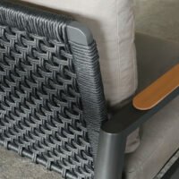 Reyne lounge – 4 Seater Charcoal