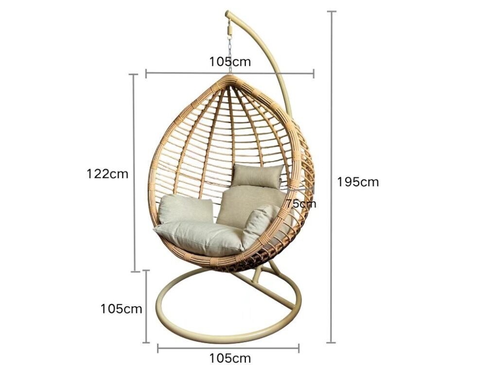 Orenda Rattan Outdoor Hanging Egg Chair