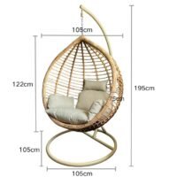 Orenda Rattan Outdoor Hanging Egg Chair