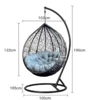 Nest Outdoor Wicker Hanging Egg Chair