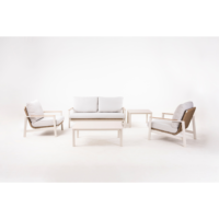 Reyne lounge - 4 Seater White