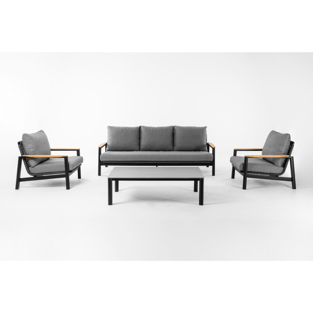 Reyne lounge – 5 Seater Charcoal