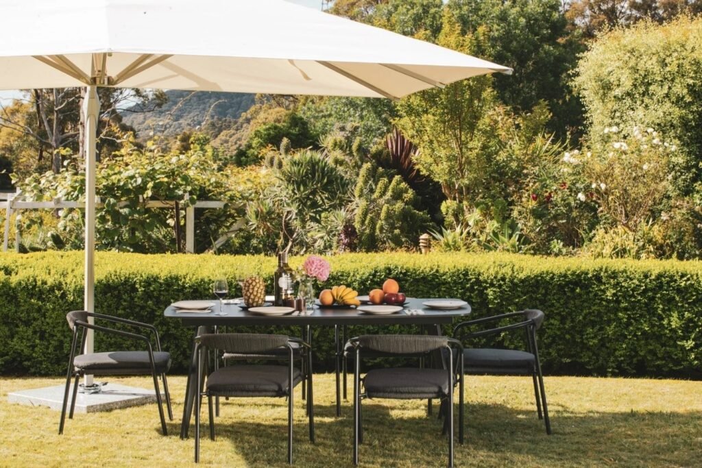 Ava Outdoor Aluminum Dining Table