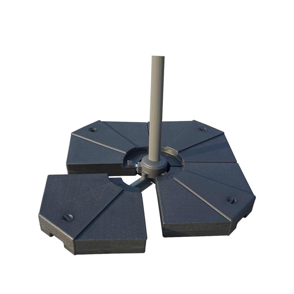 4 Pcs cross umbrella base-Black