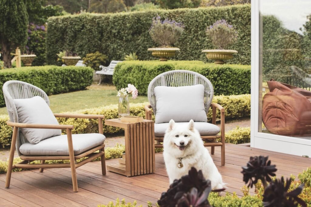 outdoor armchair
