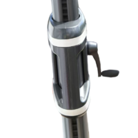 WindShield 3.3m x 3.3m Cantilever Umbrella with 4pcs refillable base