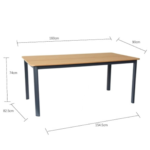 Casablanca dining table