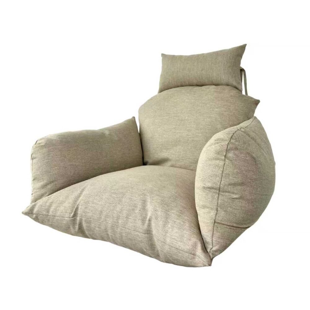 Outdoor Hanging Egg Chair Cushion - Chair-style Beige