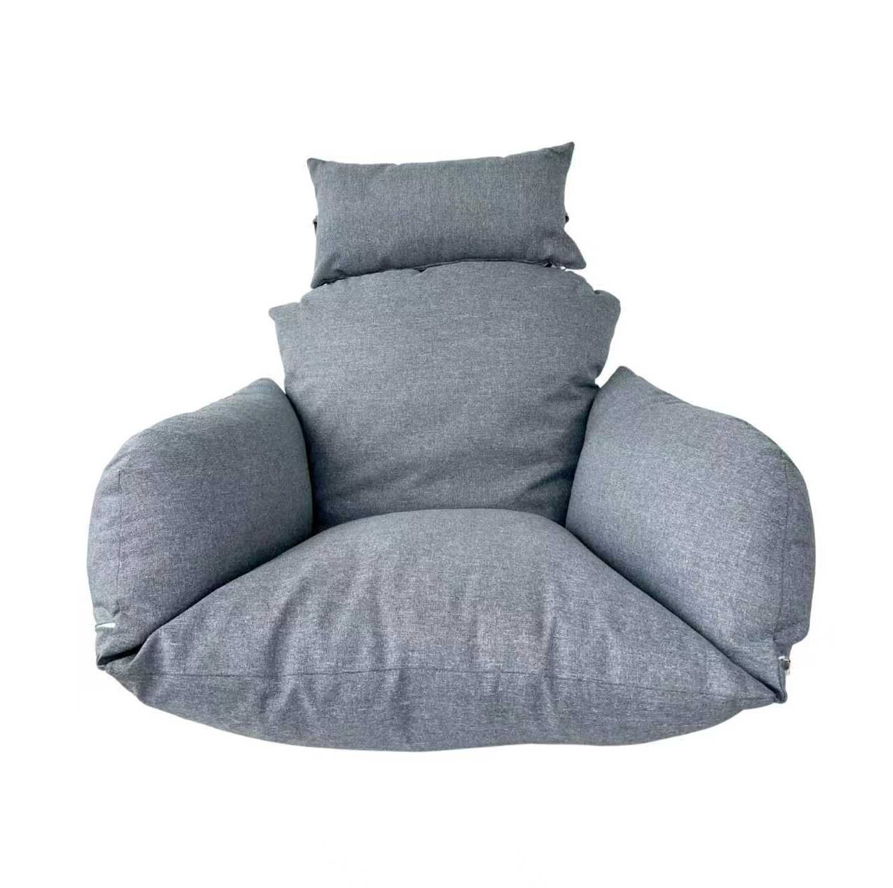 Outdoor Hanging Egg Chair Cushion – Chair-style Grey Blue