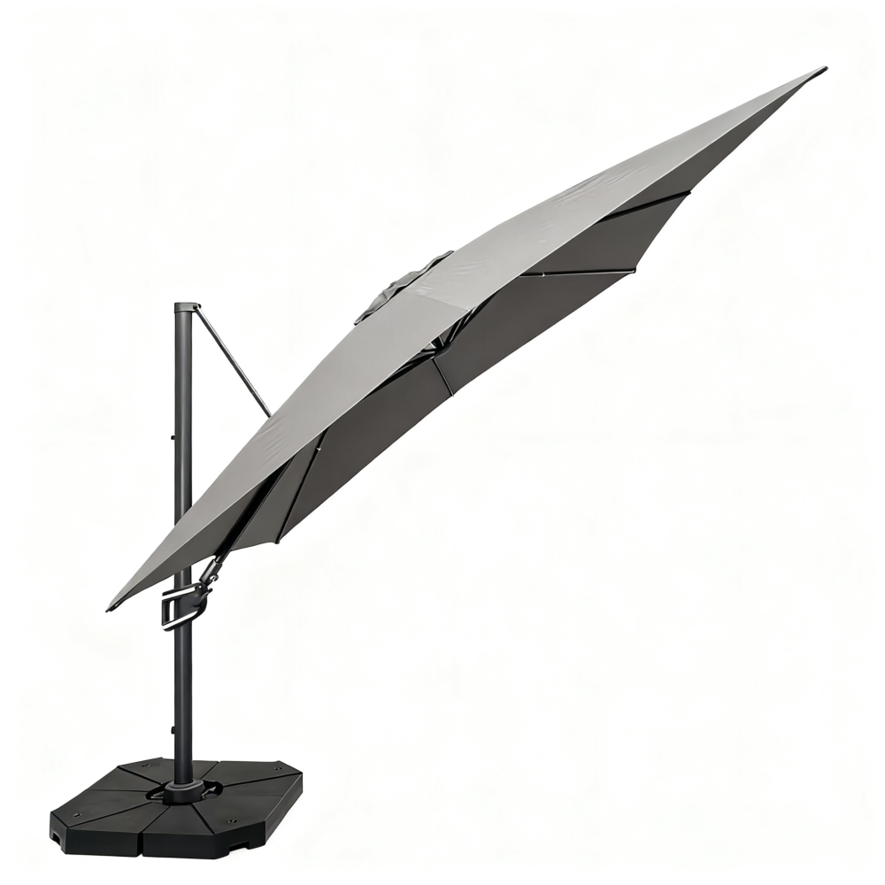 WindShield 3.3m x 3.3m Cantilever Umbrella