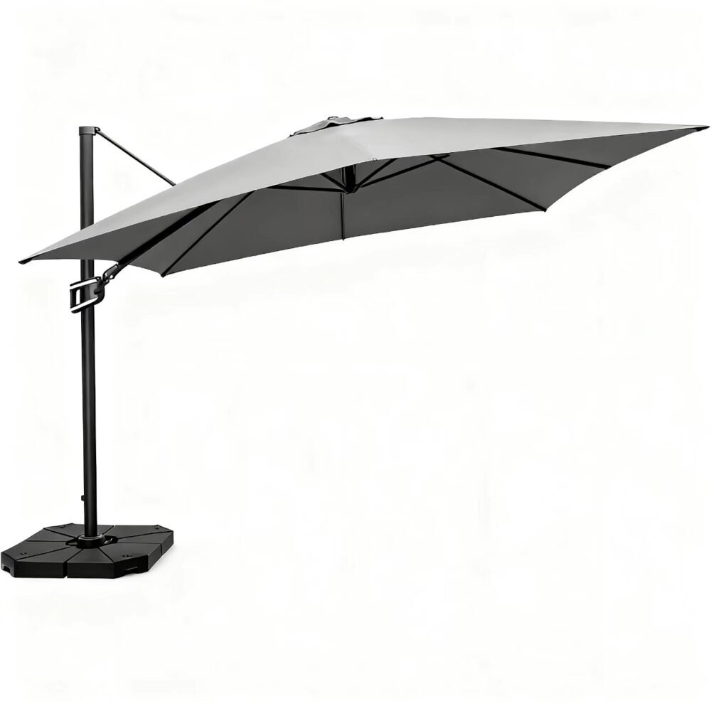 WindShield 3.3m x 3.3m Cantilever Umbrella
